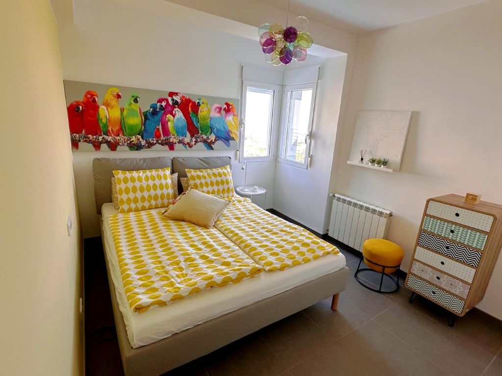 Buntes Schlafzimmer